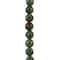 12 Pack: Dark Green & Red Dragon Blood Round Beads by Bead Landing™